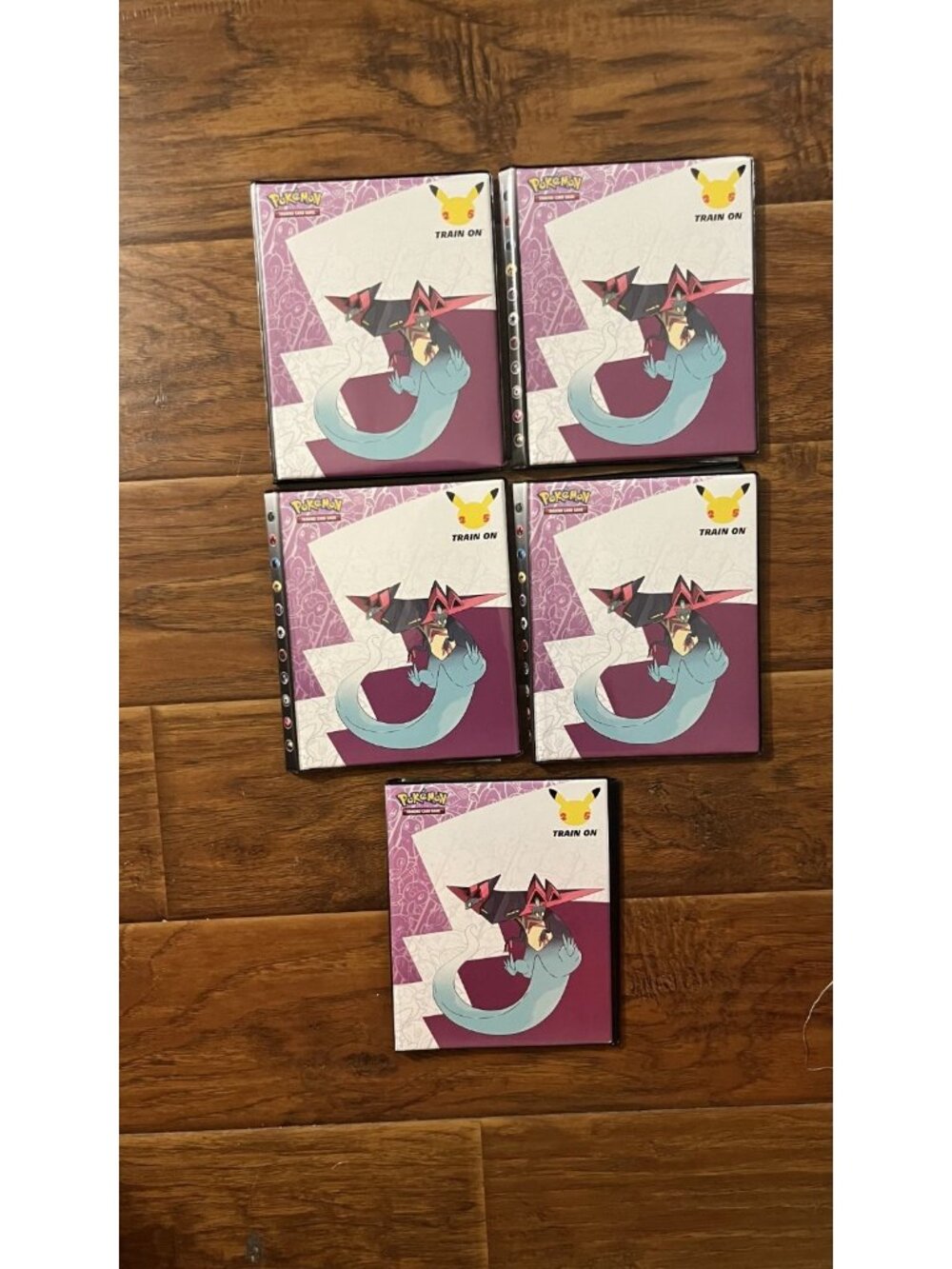 Pokemon TCG Dragapult Prime 4-pocket Binder Celebration 25th Anniversary Lot 5x